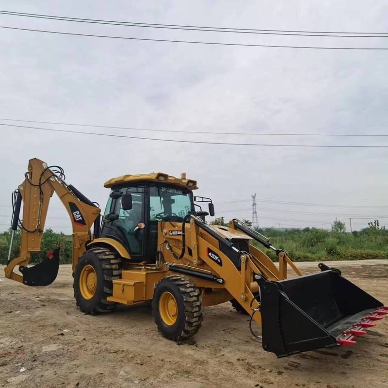 Japan Originalfarbe Gebrauchtes Baggerladen HINO Motor 20 Tonnen Caterpillar 420F für Sal