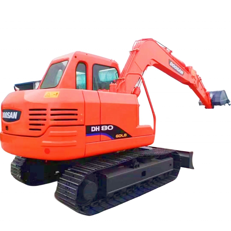 Gebrauchtes Doosan DH80 Bagger mit Originalfarbe und Liyuan Hydraulikzylinder in Japan