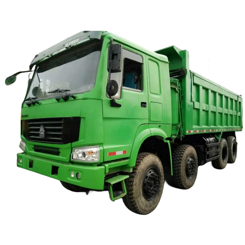 Billiger, gebrauchtes Howo-Dump-Truck mit gutem Zustand und Nabtesco-Hydraulikventil