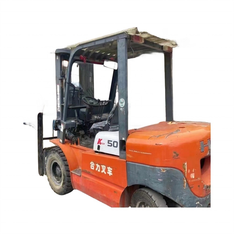 K50 5 Tonnen Diesel-Forklift Helikopter Gebraucht-Forklift mit 0-2000 Arbeitsstunden