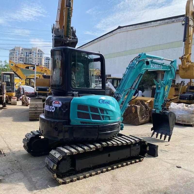 2021 Kobelco SK55R 5 Tonnen Bagger mit Originalmotor und gutem Zustand in Shanghai