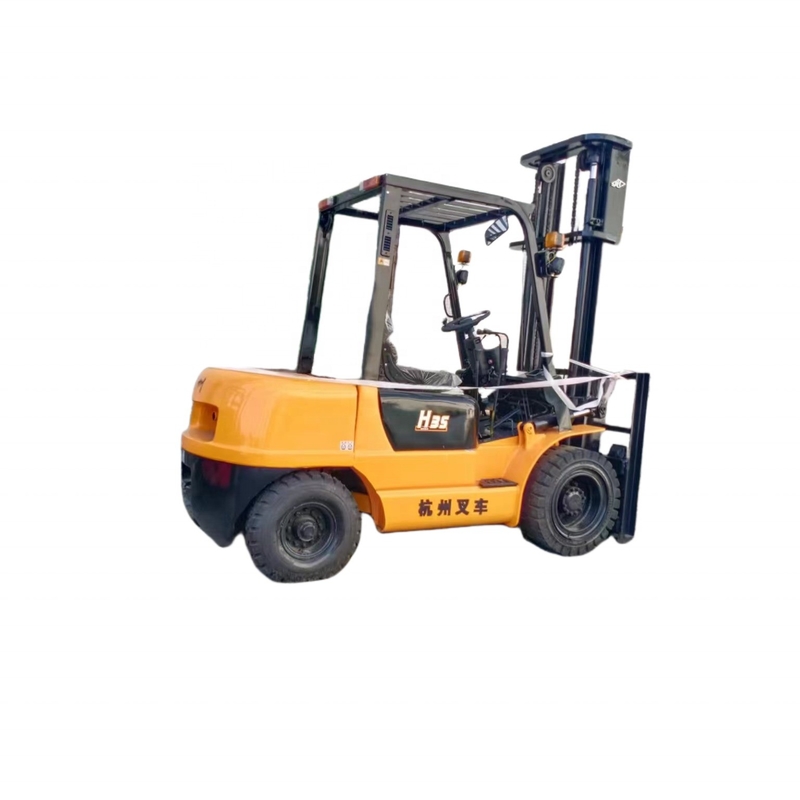 In gutem Zustand HANGCHA H35 3,5 Tonnen Diesel-Palletthebel mit 1100 mm Gabelbreite