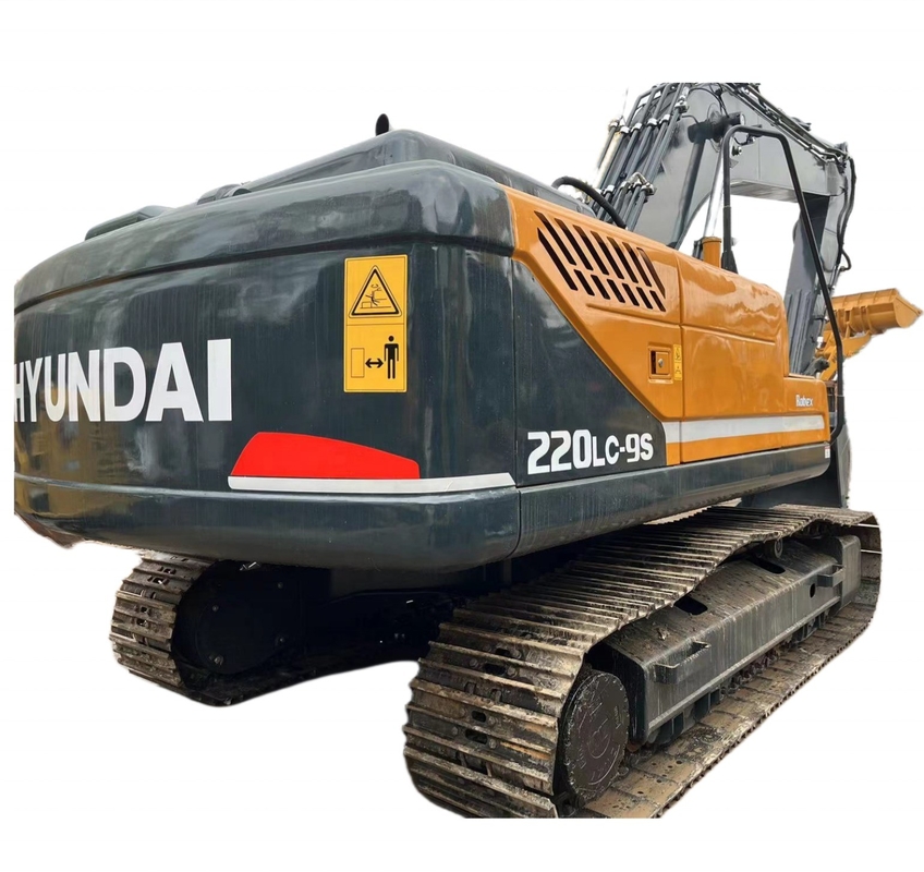 Gebraucht 22 TON Korea Robex220lc-9s EPA Motor Hyundai 220 Bagger mit Originalfarbe