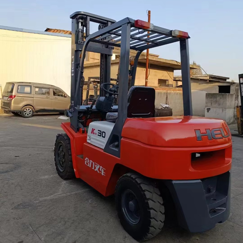 Originalfarbe 3 Tonnen Gebraucht-HELI CPCD30 Diesel Gabelstapler in perfektem Betriebszustand