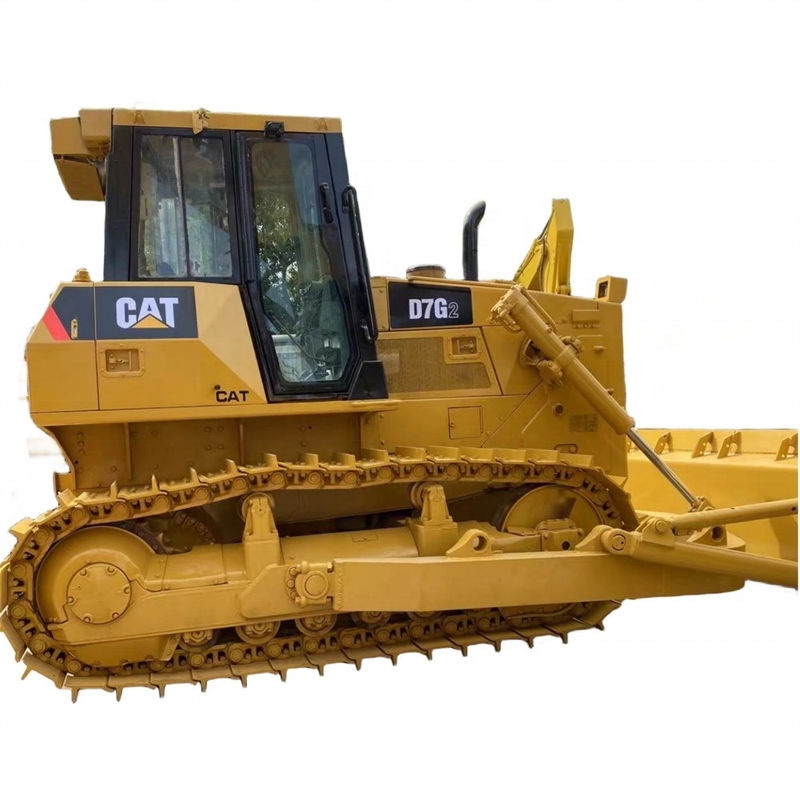 Gebrauchtes Original Caterpillar Gebraucht-Bulldozer Cat D7G2 mit 4,3 m3 Dosierkapazität