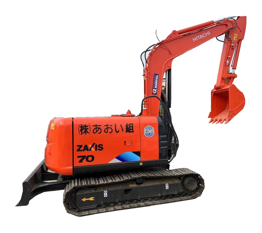 Niedrige Arbeitszeiten Hitachi ZX70 Hydraulic Crawler Bagger und langlebig für Ihre Baubedarf