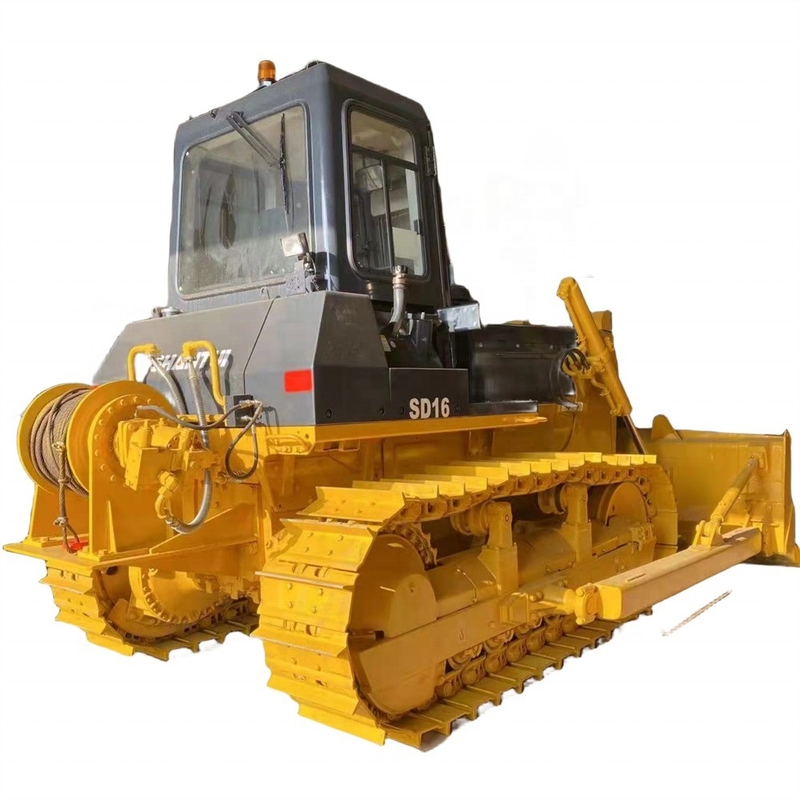 Schleppmaschine Bewegung SHANTUI Gebraucht Bulldozer SD16 Original Gebraucht 16 Tonnen Bulldozer Shantui SD16