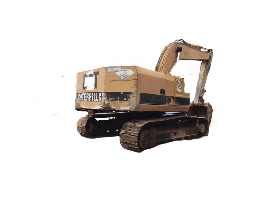 CAT E120B Gebrauchtgräber Gräber mit Hydraulikventil CAT und Gelb-Schwarzfarbe