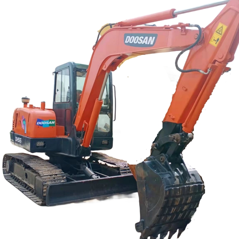 5.5 Tonnen Doosan DH55 Crawler Bagger mit Original-Korea-Motor und 0-2000 Arbeitsstunden