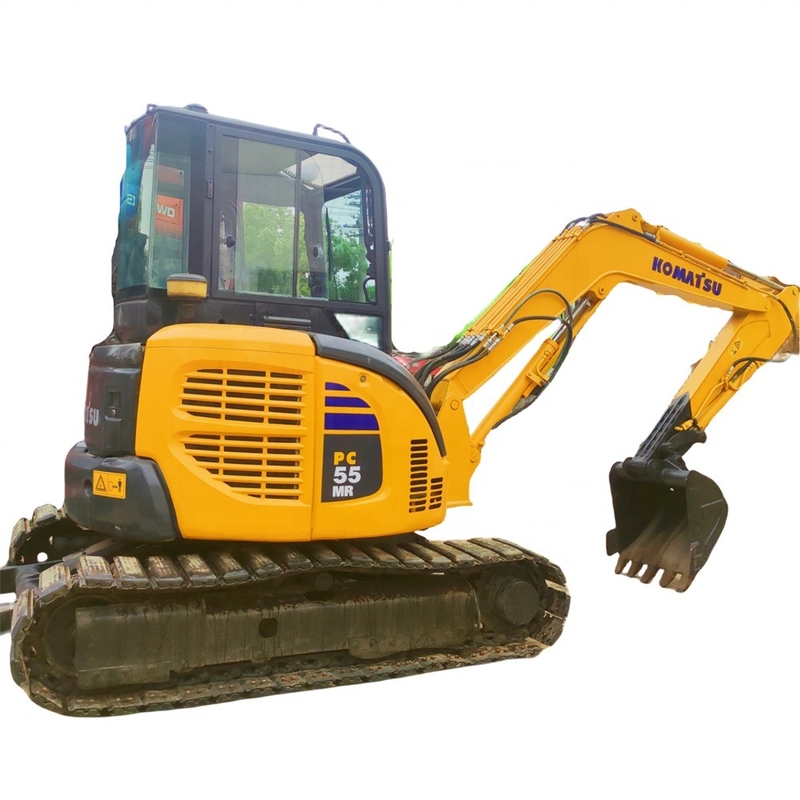 Japanische Komatsu PC55MR 5,5 Tonnen Gebraucht-Minibagger mit Original-Hydraulikpumpe
