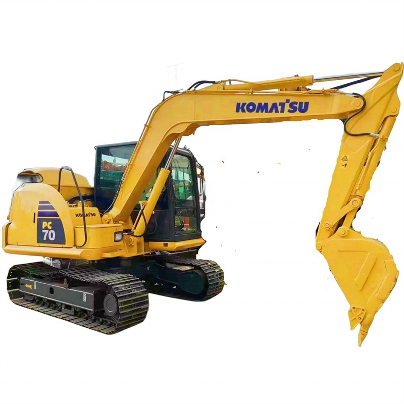 Japanische Produktion Komatsu Gebrauchtbagger 7 Tonnen Komatsu PC70 Baggermaschine Gewicht 7000 KG