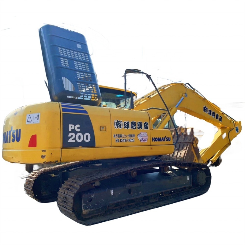 20000 KG Maschinengewicht Gut gepflegt Komatsu PC200 Bagger mit Originalfarbe