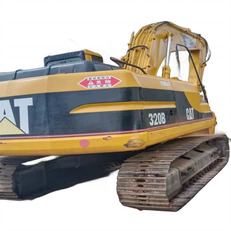 Erschwingliche, gebrauchte Bagger CAT 320B mit Original CAT-Motor und geringer Arbeitszeit