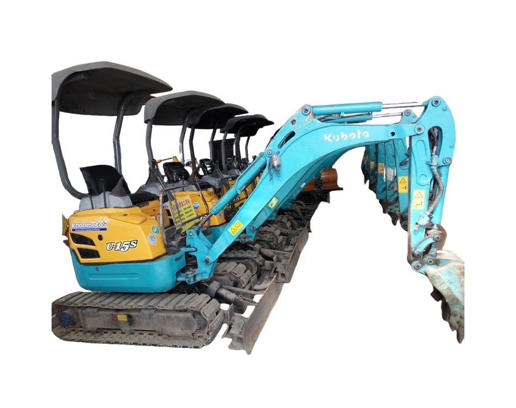 Gute Leistung Minibagger KUBOTA U15S 1,5 Tonnen Digger 6 Tonnen Original Japan Crawler