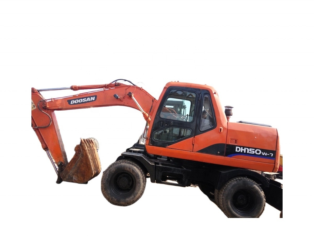 Gebraucht DOOSAN 150W-7 Radbagger 15 Tonnen Bagger mit 0,7m3 Eimer Kapazität