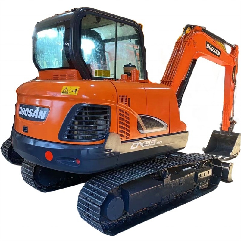 Japan Original Doosan DX55-9C Gebraucht Crawler Bagger mit 0-2000 Arbeitsstunden