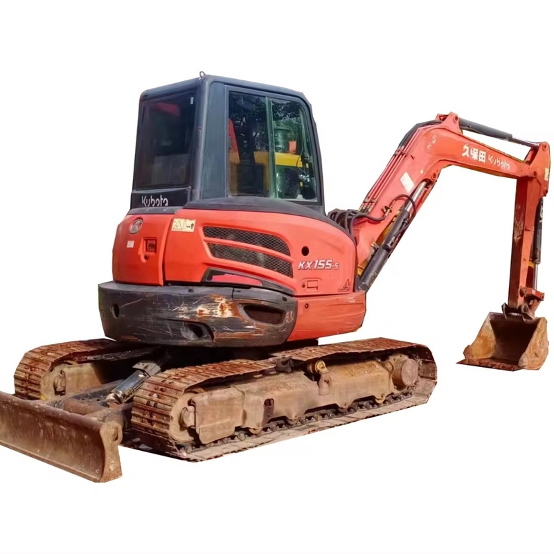 5 Tonnen Crawler Excavator Japan Kubota KX155-5 Gebraucht Bagger für Ihre Geschäftsanforderungen