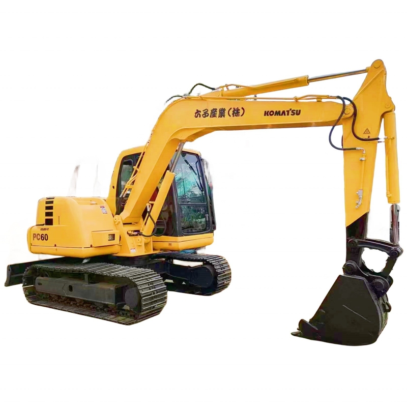 Japan importierte Komatsu PC60 Crawler Bagger mit Originalmotor und geringer Arbeitszeit