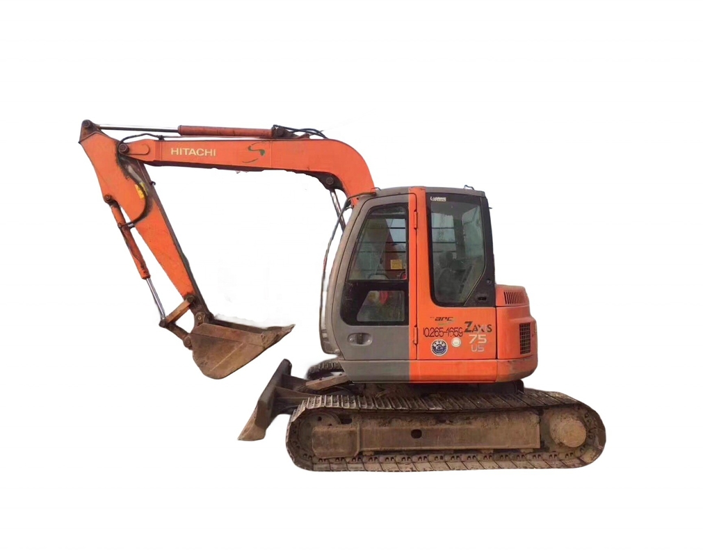 Japan Original HITACHI ZX75US Mini Bagger 7,5 Tonnen Crawler Hydraulischer Bagger auf Lager