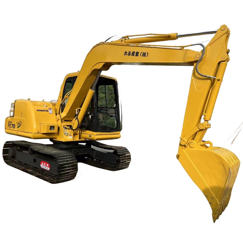Crawler verwendet Komatsu PC70 Bagger 7TON mit Originalfarbe und andere hydraulische Ventil
