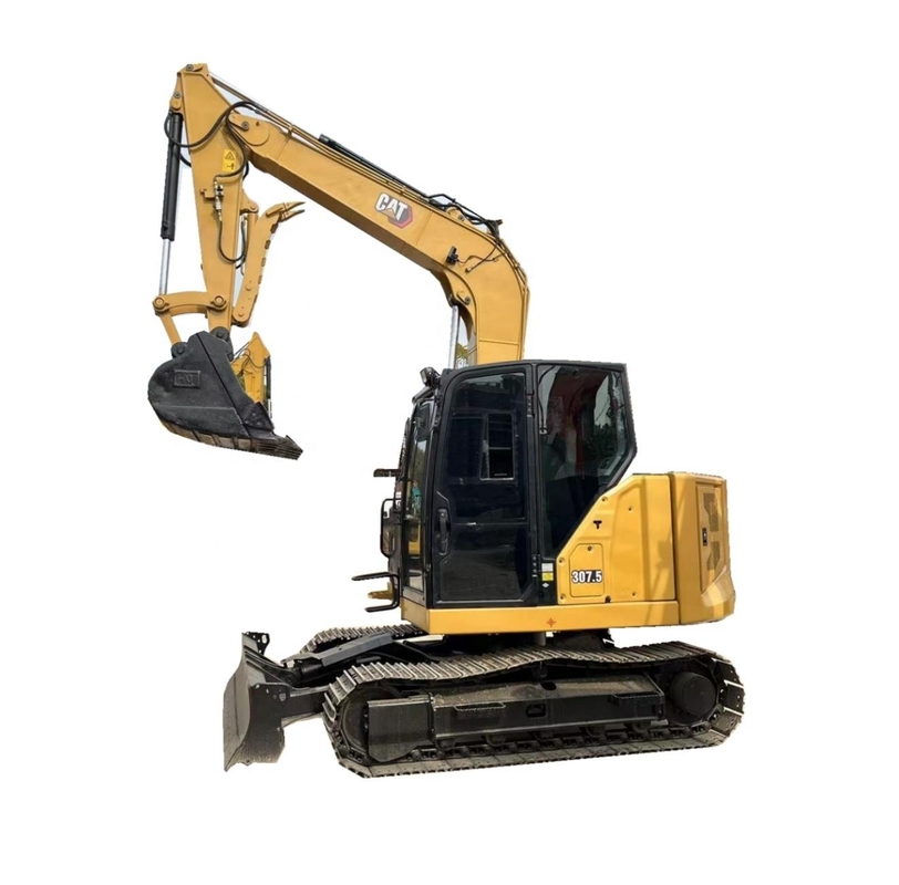 Gebrauchtes Caterpillar 307.5 Minibagger aus Japan Niedrigstunden und 7500 KG Maschinengewicht