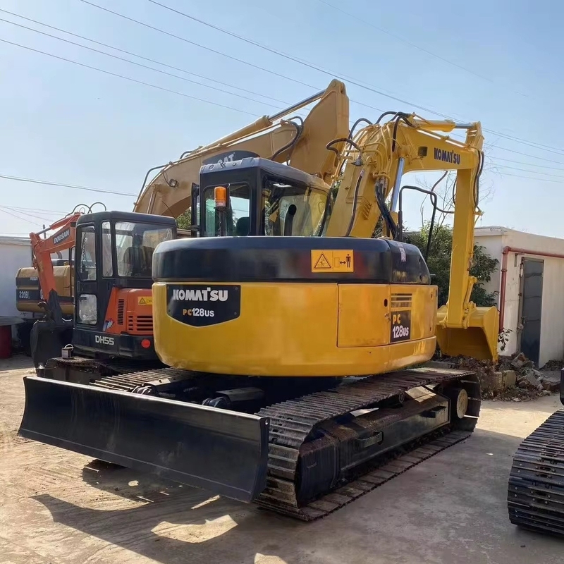 12000 KG Komatsu PC128 Bagger Gebrauchtes Hydraulisches Crawler Digger für schwere Arbeiten