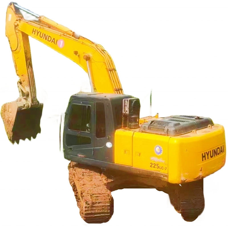 In gutem Zustand HYUNDAI 225LC-7 Bagger aus zweiter Hand für Bau und Landwirtschaft
