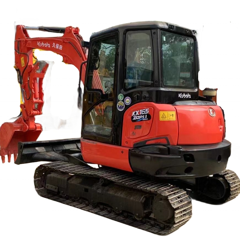 Niedrige Arbeitszeit 6 Tonnen KUBOTA KX165-5 Bagger Original aus Japan hydraulischer Minibagger
