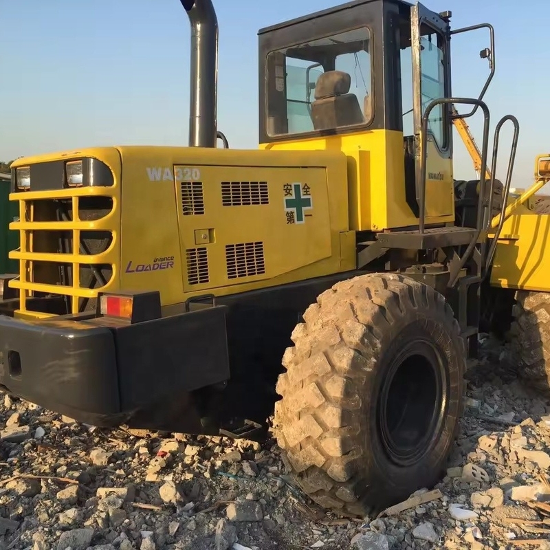 Gebrauchtes Komatsu 20 Tonnen Radlader WA320 mit Originalmotor und Liyuan Hydraulikpumpe