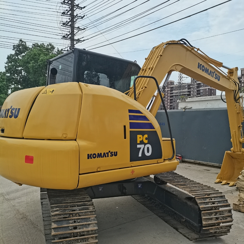 Ausgezeichneter Zustand Gebraucht Komatsu PC70 Bagger 7TON Crawler Bagger zu erschwinglichen Preisen