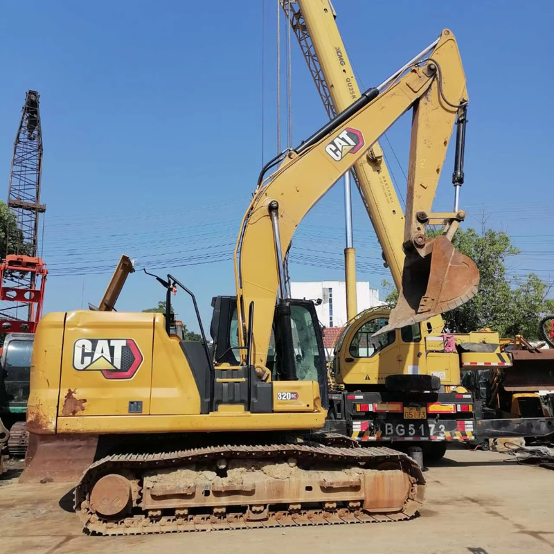 20 Tonnen Gebrauchtbagger mit Crawler Bagger Cat 320GC und 110 kW Leistung im Handel