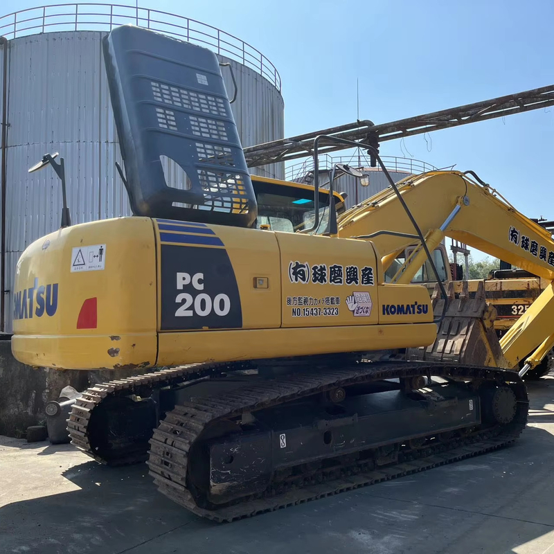 Jahr 2021 Gebraucht Komatsu PC200 Bagger 20TON Crawler Bagger mit Originalfarbe