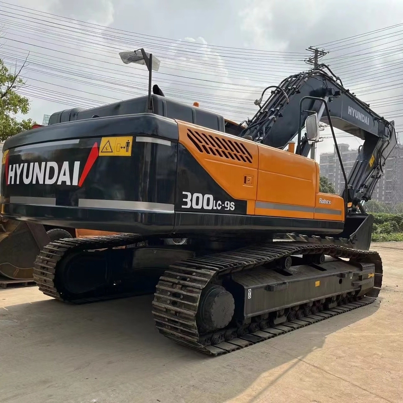 Gelber Hyundai 300LC Gebrauchtbagger Korea Original Gebrauchtmaschinen 30 Tonnen Digger